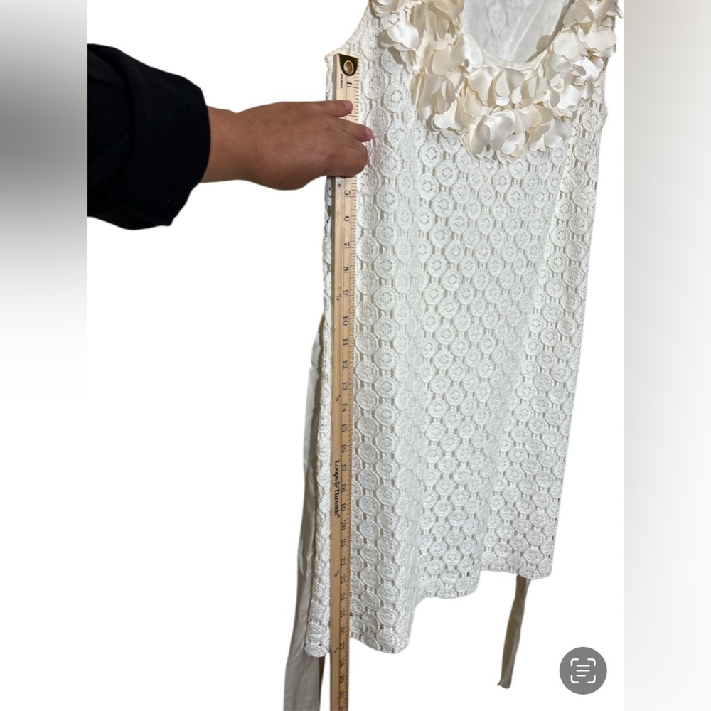 Cynthia Steffe Cream Lace Mini Drees,size 10 - Picture 7 of 8